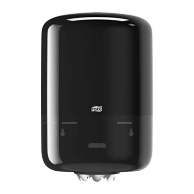 Bild av Tork Dispenser Centrummatad svart M2, enhandsanvändning, Elevation designserie, 559008