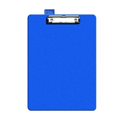 Bild av SECO 570A PVC BU A4+ täckt skrivplatta med slitstark klämma blå, 1 pack