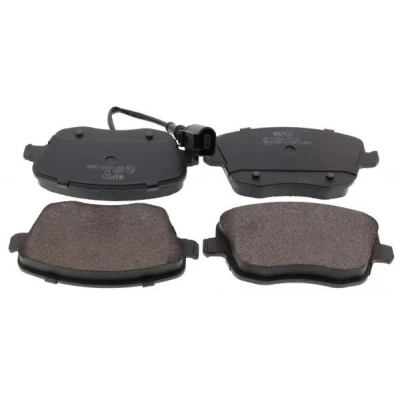 Bild av MAPCO 6875 Jeu de plaquettes frein Essieu avant contact signal d&#039;usure inclus avec tôle anti bruit SKODA: Fabia 2, Roomster, I 5 portes
