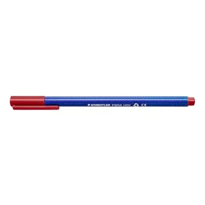 Bild av Staedtler Fibre tip tripl.col rPP.10 pcs carmine red