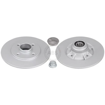 Bild av A.B.S. 16058C Disque de frein 238 8 4 100 plein revêtu avec bague ABS RENAULT: CLIO 2, 1, MEGANE 1