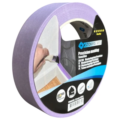 Bild av Maskeringstejp lätthäftande PRO precision, inomhus 25mm