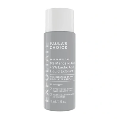 Bild av Paula&#039;s Choice SKIN PERFECTING ‌6% Mandelic Acid + 2% Lactic AHA Exfoliant Minskar Synligt Fina Linjer och Rynkor Stimulerar Hudcellernas Förnyelse Alla Hudtyper 30 ml