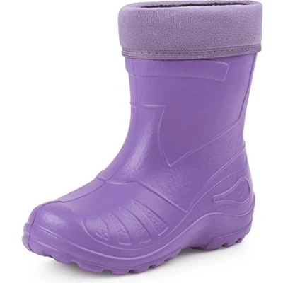 Bild av Ladeheid Barn Flicka Pojkar FjäderLätt EVA Thermo Gummistövlar Matas KL051 (Violett, 23 EU)