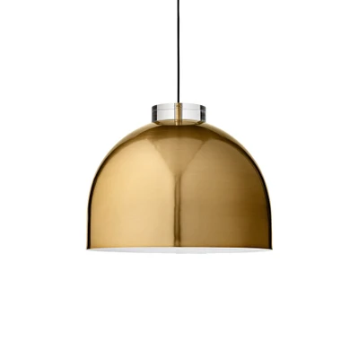 Bild av AYTM Luceo pendellampa, rund, guld, Ø 45 cm