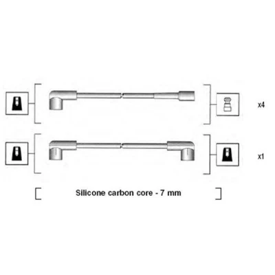 Bild av MAGNETI MARELLI 941245010808 Jeu De Fils d&#039;Allumage OPEL: Kadett B Berline, D 3/5 portes, Coupe