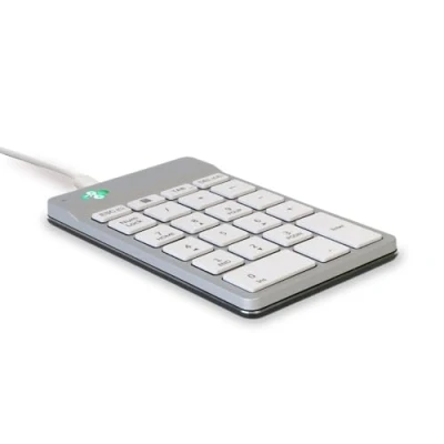 Bild av R Go Numeric keyboard Compact break Tangentsats USB, USB C vit