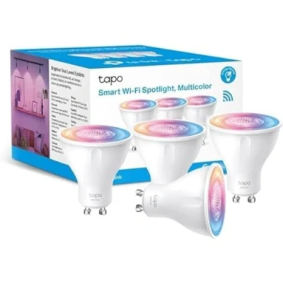 Bild av Tapo Smart WLAN glödlampa GU10 L630 4 st, sparar energi, 3,5 W motsvarar 50 W, dimbar lampa, kompatibel med Alexa, Google Assistant, vit, flerfärgad (4 pack)
