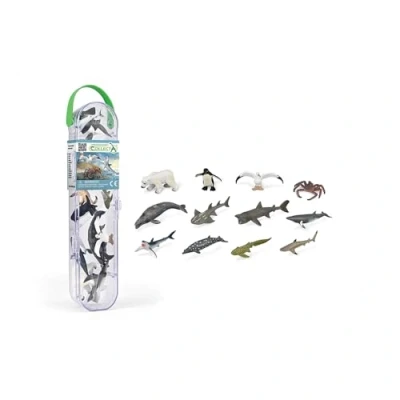 Bild av Collecta Tube Mini havsdjur 12 minifigurer +3 (DeQUBE 901A1211 C)