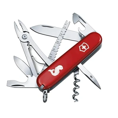 Bild av Victorinox, Schweizer Taschenmesser, Angler, Multitool, 18 Funktionen, Klinge, gross, Korkenzieher, Dosenöffner