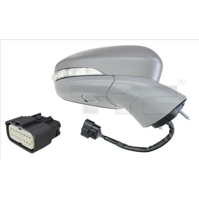 Bild av Rétroviseur extérieur Tyc 310 0252 gauche avec couche d&#039;apprêt pour ajustage électrique des rétroviseurs, asphérique, chauffant, Rabattable