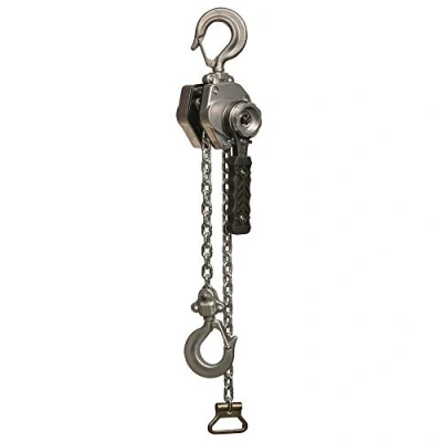 Bild av Mini spak kedjehiss aluminium 250 kg nav 1,5 m spärrskaft lyftskydd
