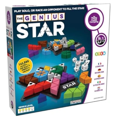 Bild av The Happy Puzzle Company Genius Star Educational Brainstorming Strategy Game and Skill Building 8 Years + 1 or 2 Players Multilingual SGHP 002
