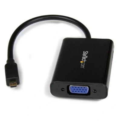 Bild av StarTech.com Micro HDMI till VGA omvandlare med ljud, HD adapter 1080p, 1920x1080 och 2 kanals kontakt/uttag