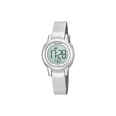 Bild av Calypso damer digital kvarts klocka med plastarmband K5736/1, Sporter