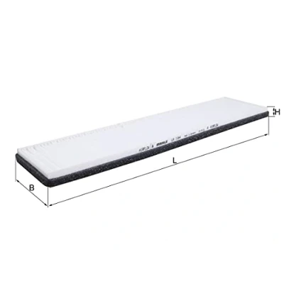 Bild av MAHLE ORIGINAL LA 1164 Filtre d&#039;habitacle à particules 432,0 112 20,0