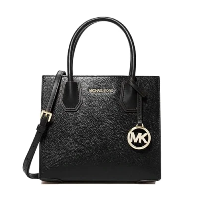 Bild av MICHAEL KORS MERCER MEDIUM MESSENGER KROSSBODY SATCHELPUDER, Svart, M