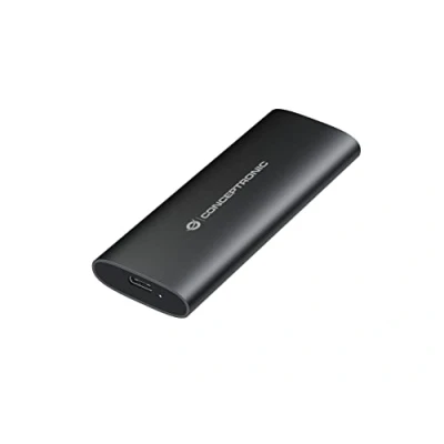 Bild av Conceptronics Conceptronic DANTE04B storage enclosure dual protocol M.2 Card (PCIe NVMe &amp; SATA) / SATA SSD USB C 3.2 (Gen 2)