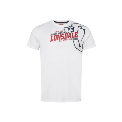 Bild av Lonsdale Normale Passform Walkley Tshirt med print, Storlek: 4XL, White