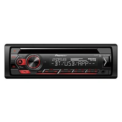 Bild av Pioneer DEH S420BT 1DIN bilradio CD mottagare med RDS Bluetooth MP3 USB och AUX ingång Handsfree inställning Smart Sync app 13 bands equalizer iPodkontroll