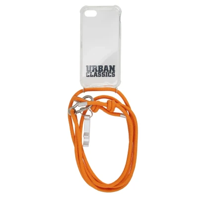 Bild av Urban Classics Phone Necklace WITH Additionals / I 6/7/8 Mobilväska, Storlek: One Size, Transparent/ orange