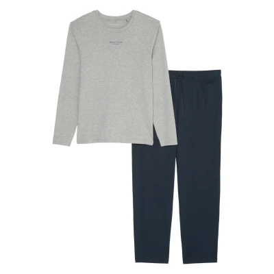 Bild av Marc O&#039;Polo Pyjamas Grey melange dark navy, Storlek: Small, navy