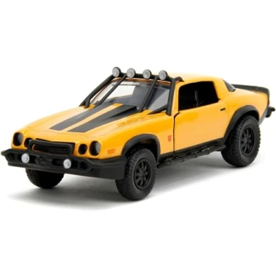 Bild av Jada Toys 253112008 Transformers Bumblebee T7 i Metall med Frihjul och Öppningsbara Dörrar, 1:32, Från 8 år