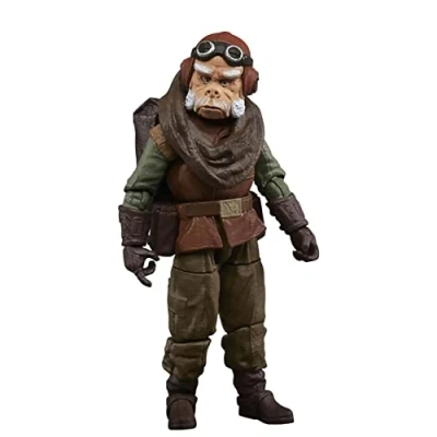 Bild av Hasbro Star Wars The Vintage Collection Kuiil leksak, 9,5 cm stor actionfigur från Wars: Mandalorian för barn 4 år
