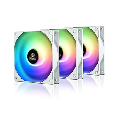 Bild av Enermax HF120 ARGB vit 3 pack (UCHF12PARGB W BP3) adresserbara RGB fläktar