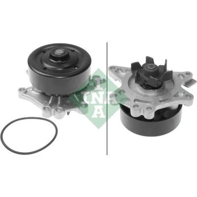 Bild av INA 538 0548 10 Pompe à eau avec poulie pour système dentrainement courroie trapézoïdale nervures TOYOTA: MR2 III Cabriolet, Yaris II 3/5 portes