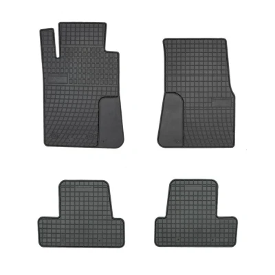 Bild av FROGUM 546948 Ensemble de tapis sol Caoutchouc avant et arrière 4 noir Sur mesure