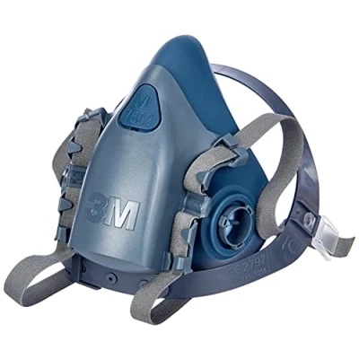Bild av 3M 7503 mjuk silikon halv ansiktsmask, stor, flerfärgad