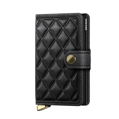Bild av Secrid Miniwallet Emboss Diamond Black Gratis gravyr