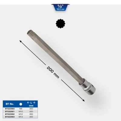 Bild av KS TOOLS BT022960 Clé à douille M8 Polygone extérieur