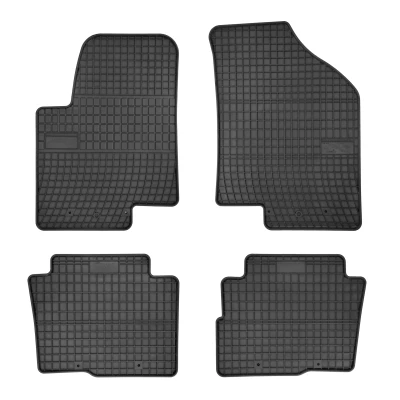 Bild av FROGUM 0429 Ensemble de tapis sol Caoutchouc avant et arrière 4 noir Sur mesure KIA: Soul I