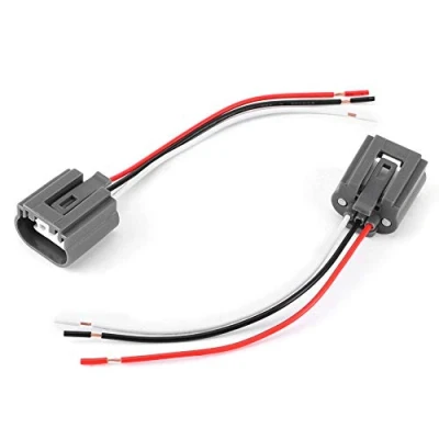 Bild av Ljusuttagssele, 2 st H13 9008 honkontakt kabelsele adapter kontakt sele för värmebeständigt LED keramiskt uttag