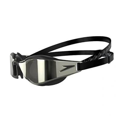 Bild av Speedo Unisex Fastskin Hyper Elite spegel simglasögon, svart/oxidgrå/krom, en storlek