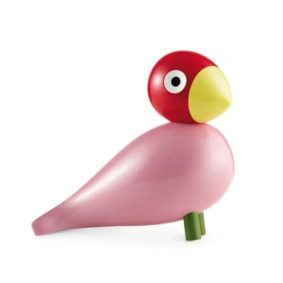 Bild av Kay Bojesen Ruth Singing Bird Figuriner 15,5 cm Birds Juldekoration, rosa