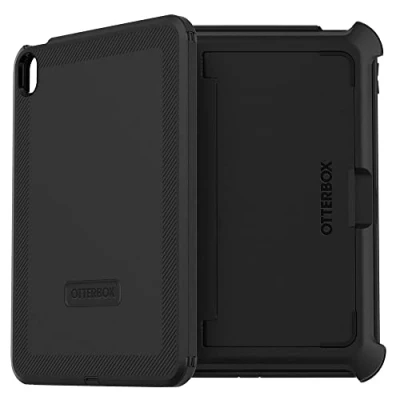 Bild av OtterBox Defender Case för iPad 10,9 Tum (10:e gen 2022), stöttåligt, extra robust skyddande skal med inbyggt skärmskydd, 2x testad till militärstandard, Svart, Utan retailförpackning