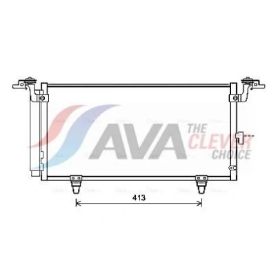 Bild av Kondensor, klimatanläggning AVA QUALITY COOLING SU5084D