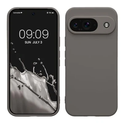 Bild av kwmobile Telefonfodral kompatibelt med Google Pixel 9 fodral smartphone TPU stengrått