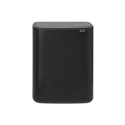 Bild av Brabantia Bo Touch Bin, Matt Black, 2 innerhinkar (2 x 30L)
