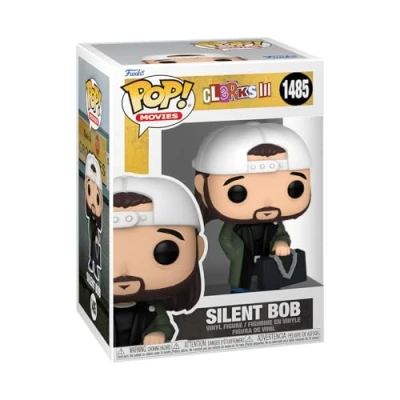 Bild av Funko POP! Movies: Clerks 3 Silent Bob Vinylfigur för samlare Presentidé Officiell Merchandise Leksaker barn och vuxna Filmfans Modellfigur utställning