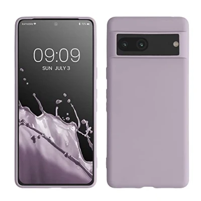 Bild av kwmobile fodral kompatibelt med Google Pixel 7 mjukt smalt skyddande TPU silikonskydd lavendel