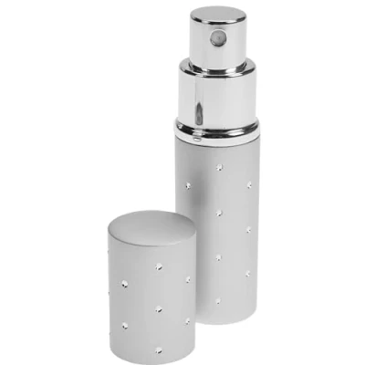 Bild av Ficksprejflaska parfym: Påfyllningsbar för 10 ml parfymspridare hemmet och på språng i silver, parfymflaska spray handväskan, sprayflaska från Fantasia (1 pack)