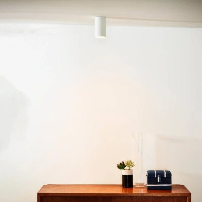 Bild av Lucide LED taklampa Delto dim till varm, rund, vit