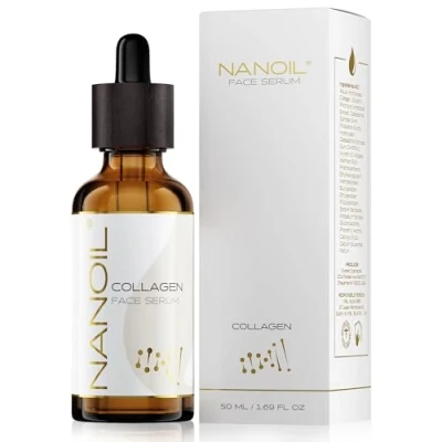 Bild av Ansiktsserum Med Kollagen Nanoil Collagen Face Serum 50ml Utjämnande, Fyllande och Föryngrande Rikt på