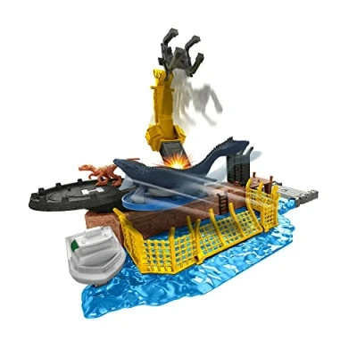 Bild av Jurassic World HFF11 Minis lekset Mosasaurus Mayhem, dinosaurieleksaker från 4 år gammal