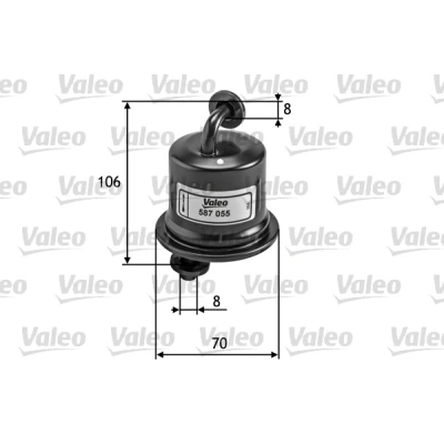 Bild av VALEO 587055 Filtre à Carburant de conduite 8 SUZUKI: SWIFT 3, SX4 I 5 portes, Jimny SUV, TOYOTA: RAV4 III SUV