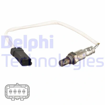 Bild av DELPHI ES20164 12B1 Sonde lambda planaire, chauffé AUDI: A4 B5 Berline, A6 C5 Avant, VOLKSWAGEN: Passat GP Break